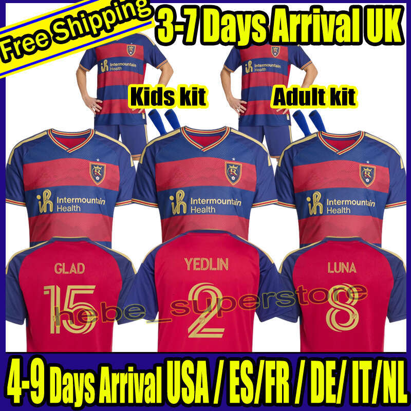 25 26 27 Real Salt Lake soccer jerseys 2025 2026 2027 football shirts home away top thailand quality uniform adult men Kids kit