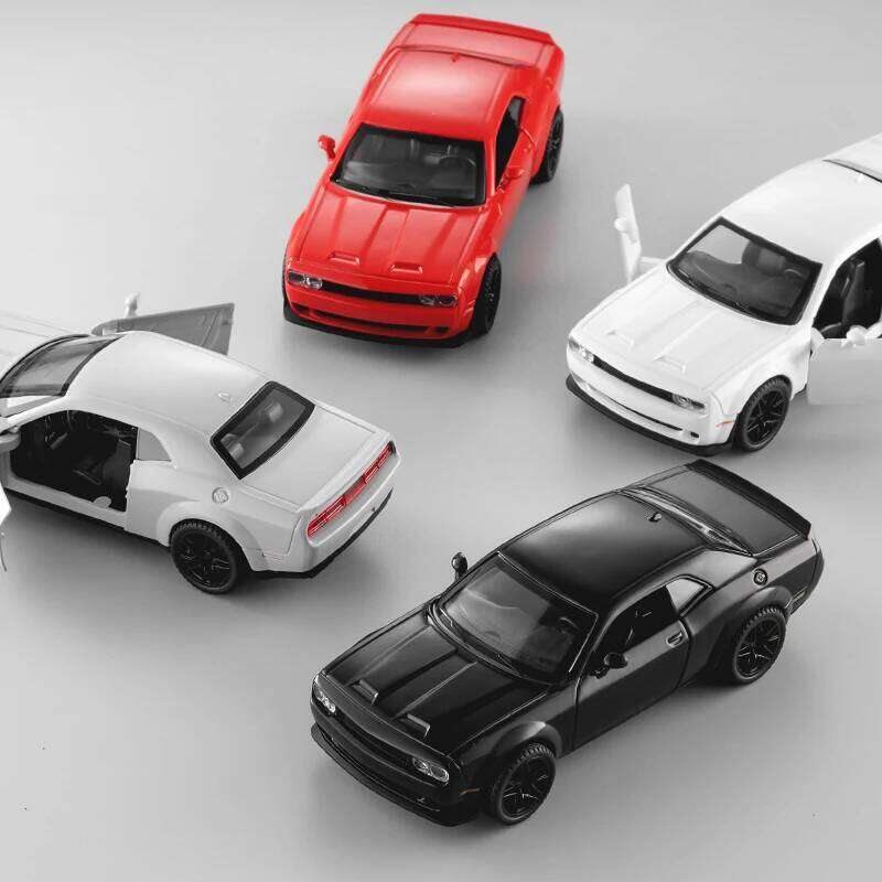 High quality exquisite 1:32 Die-cast Metal simulation Dodge Hellcat Alloy model car sound & light boys' toy gift Collectibles Z260306