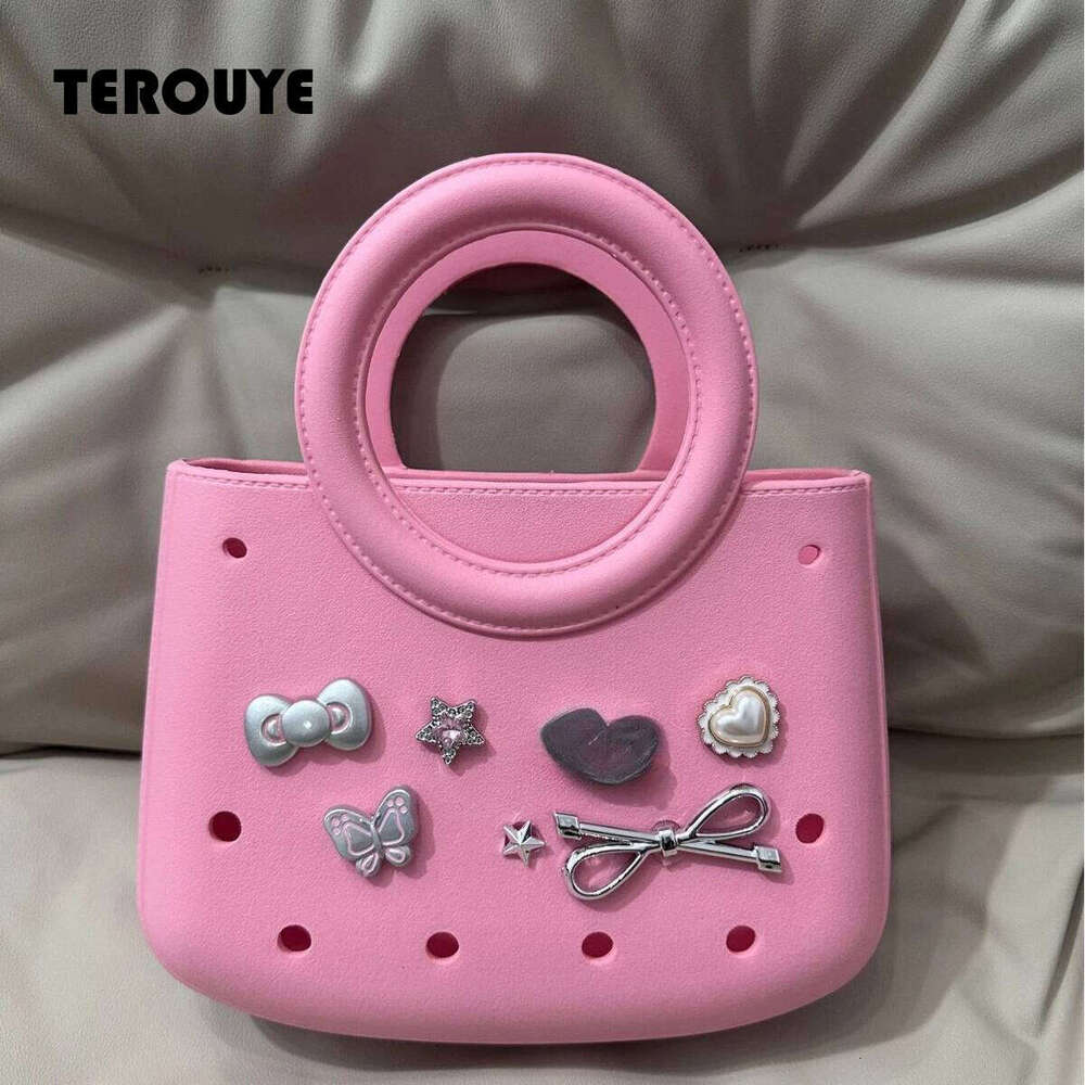 Waterproof Beach Bag Leisure DIY Colorful Fashion Sandproof Anti-Slip Handle EVA Handbags Travel Toiletry Storage Bags TEROUYE