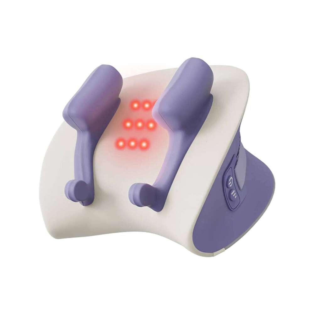 Electric Pillow,Designed for Neck with Red Light Function Shoulder Massager Knead Waist Leg Trapezius Massage 26Y0307
