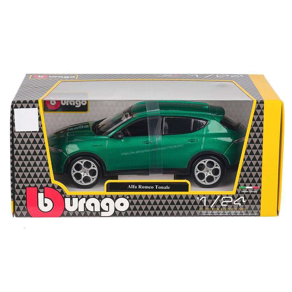 Bburago 1:24 Alfa Romeo Tonale Alloy Luxury Vehicle Diecast Car Model Toy Collection Gift Birthday Present Z260306