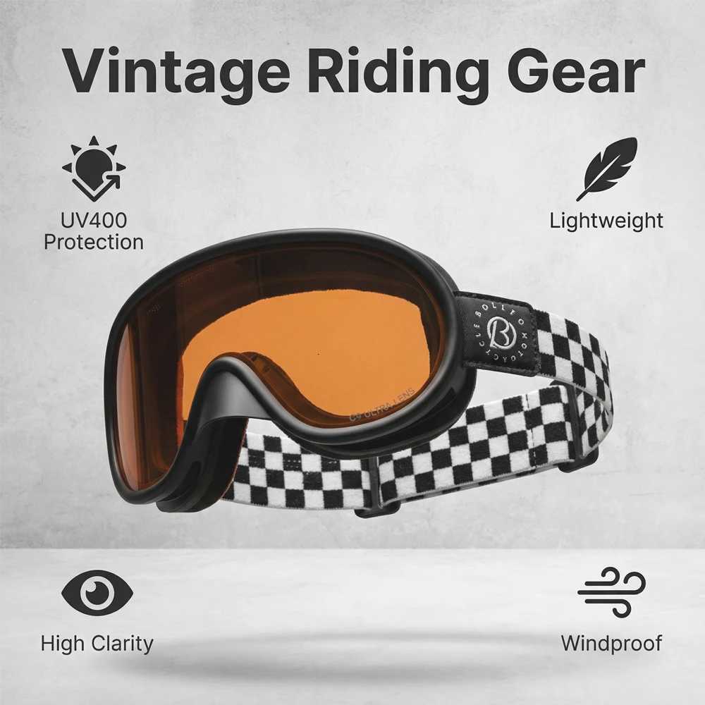 Motorcycle Goggles Dirt Bike ATV Off-Road Riding Motocross Glasses UV400 Eyewear Men Women Desert Trails Protective Glasses S260304
