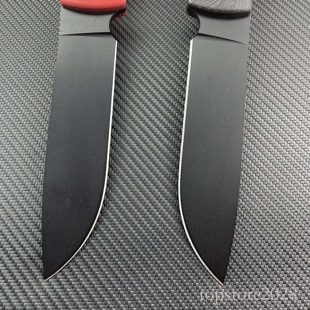 A7461 Survival Straight Knife 8Cr14Mov Titanium pocket knife Coating Drop Point Full Tang G10 hunting knife Handle Outdoor Camping Hiking Tactical Fix