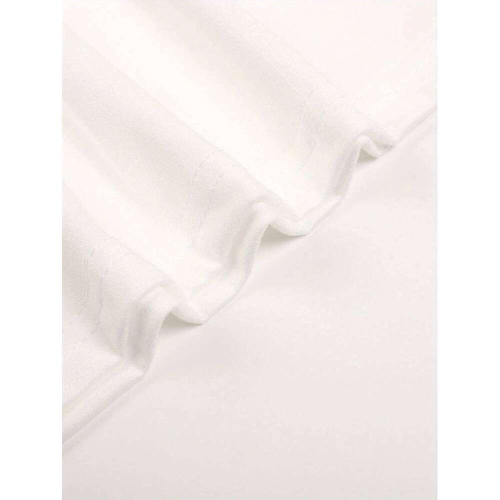 Figure Letter Print Crew Neck T-Shirt, Casual Short Sleeve T-Shirt For Spring & Summer, Women's Clothing XJ260306