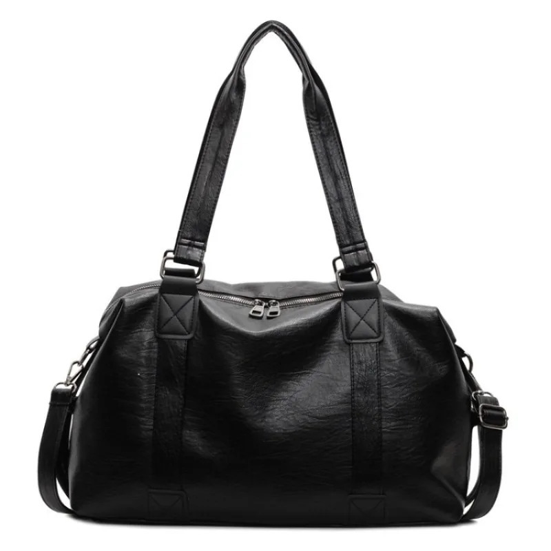 Fashion Tote Bag Leather Women Bag Simplicity Handbag Solid Vintage Shoulder Messenger Bag for Ladies 260306