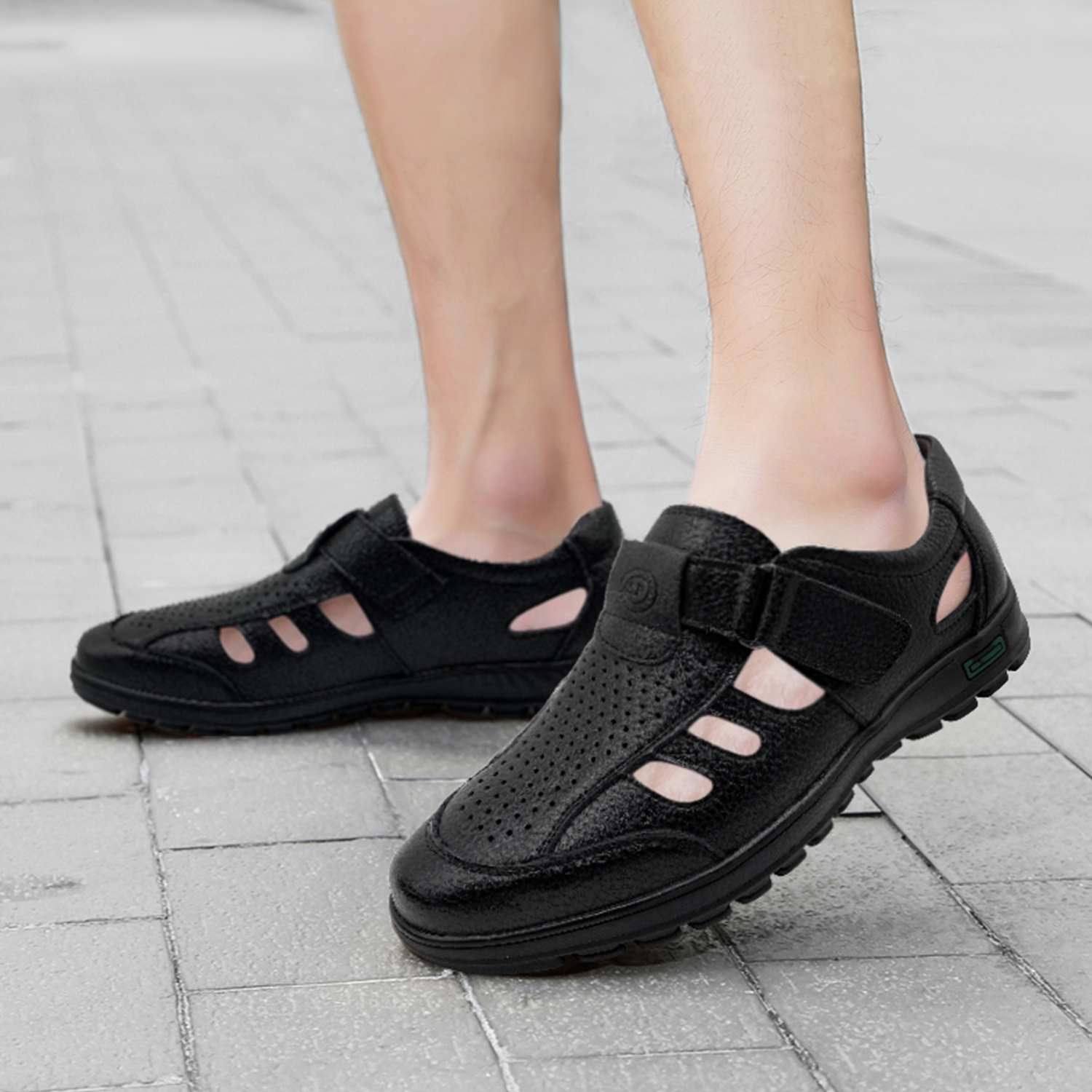 Genuine Leather sandals Designer dress shoes for men and women Luxury loafers leather casual loafers flats office black Sequined shoes with dust bag