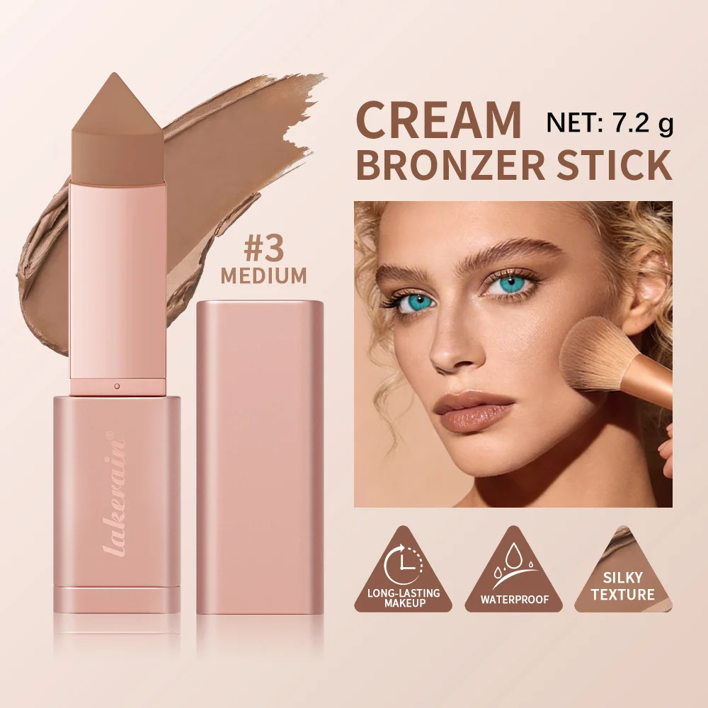 Cream Bronzer Stick and Contour Stick Bronzing Contouring Instant Highlights Dark Circles Face Contour Facial Foundation Makeup 260305