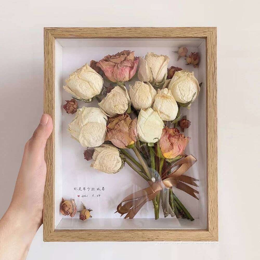 Depth 5cm DIY 3D Wooden For Displaying Three-Dimensional Works Nordic Wood Picture Frame Photo Decor H260306