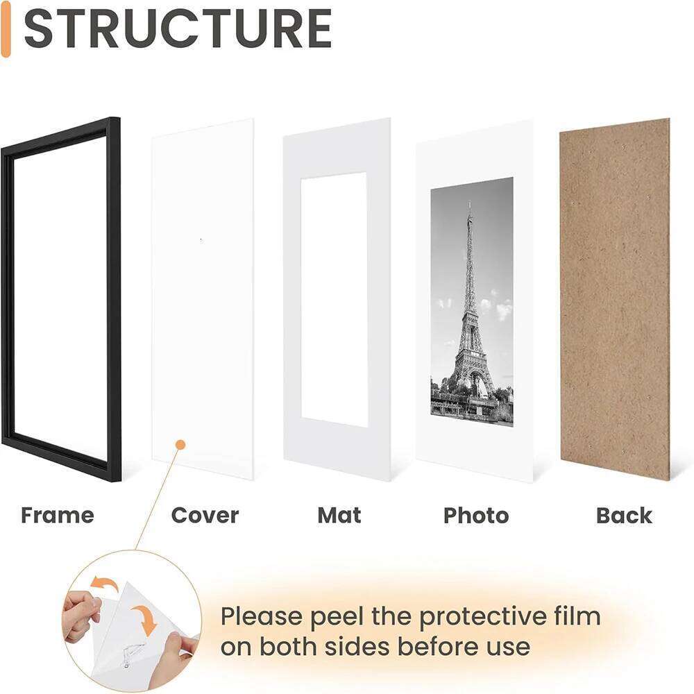 Custom Posters PVC Transparent Decoration Photo Frame Suitable for Hanging on The Wall or Desktop Display Gift H260306