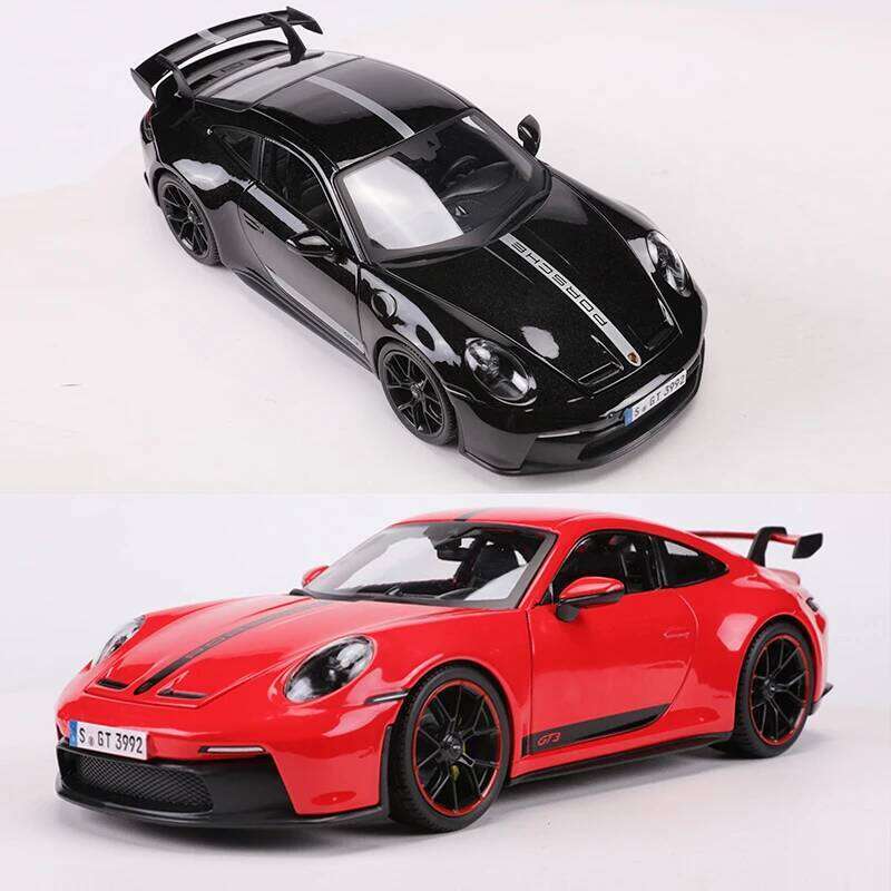 Maisto 1:18 Porsche 911 GT3 Racing Edition Die Casting Alloy Car Model Art Deco Collection Toy Tools Gift Factory Z260306