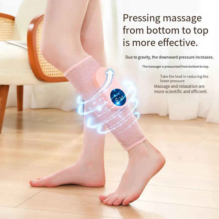 Wireless Smart Leg Massager TypeC Charging 360 Air Pressure Calf Compress Massager 3 Mode Adjustable Relax Foot Calf Muscle 260304