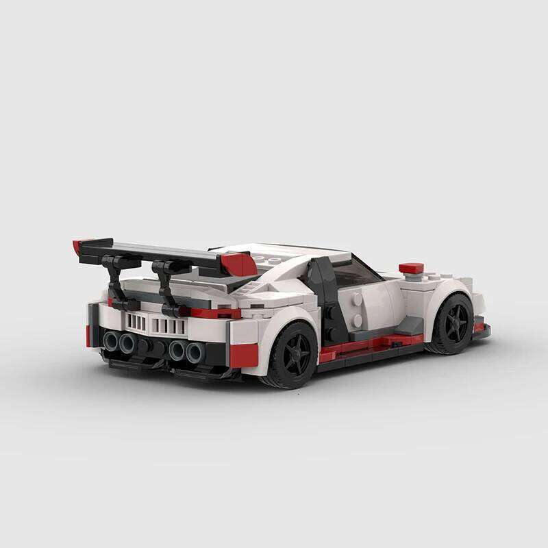 MOC Technical Model Racer Car Building Blocks City Vehicle Bricks Sets Racing F1 Super Race Kids Gift Toys C260306
