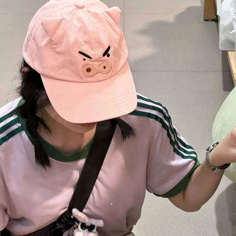 Cute Crayon Shin-chan Peaked Cap Soft Top Children's Outdoor Sunhat Girls Versatile Headwear Y260304