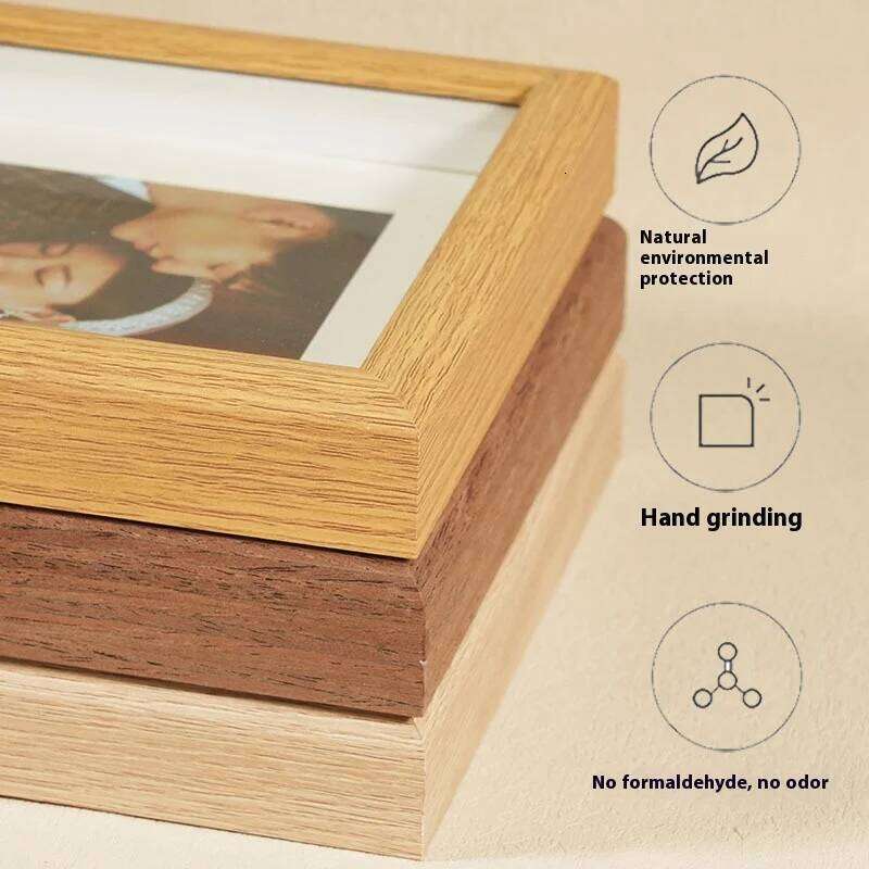 Wooden Hollow Photo 7 8 Inch, 10 Inch Rectangular Display Elegant Desktop Picture Frame Home Decor H260306