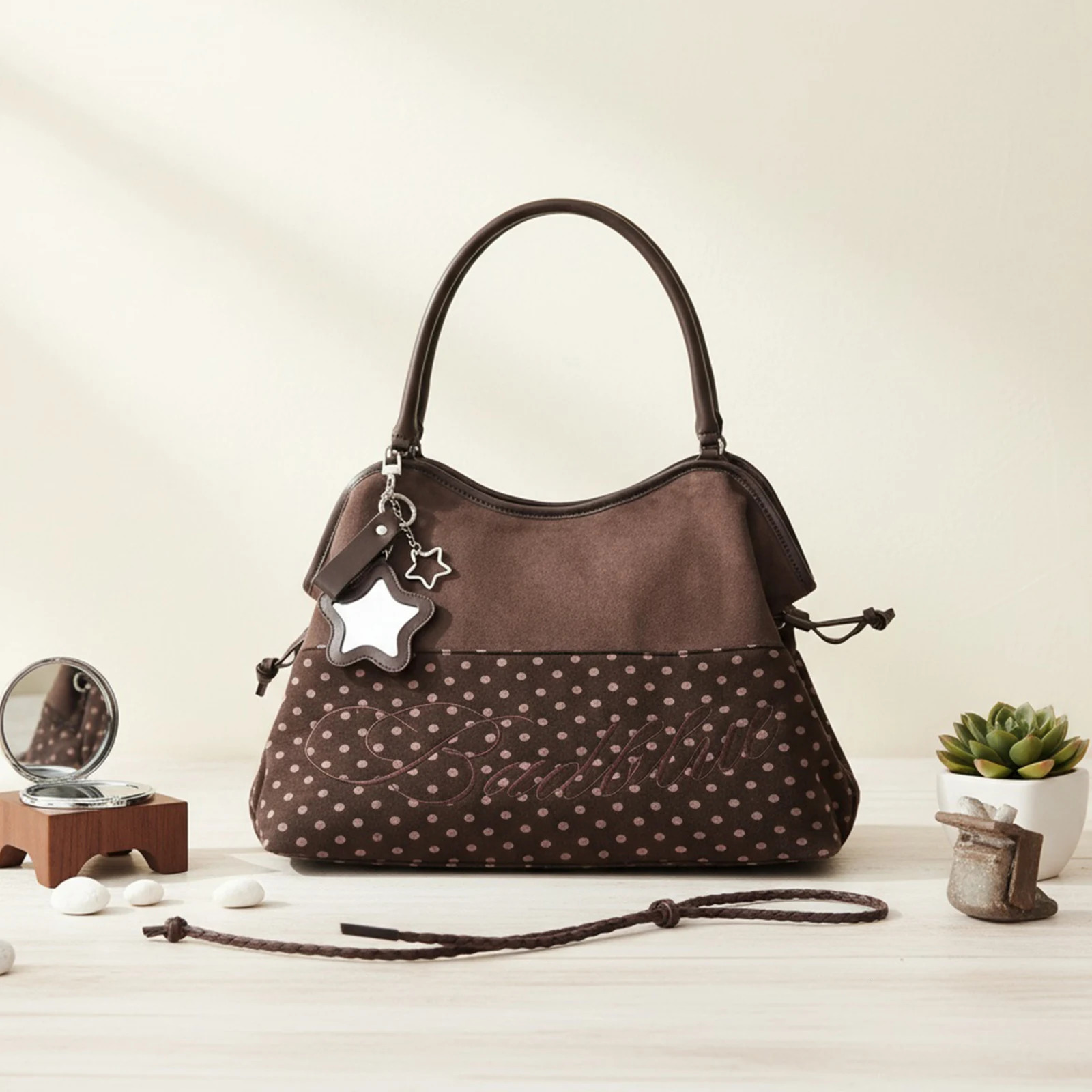 Women Leopard Print One Shoulder Armpit Bag Large Capacity Tote for School Work Daily Use 260228