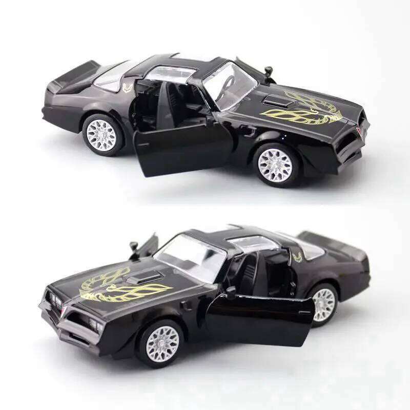 1:36 PONTIAC Firebird Alloy Sports Diecast Metal Race Vehicles Car Model High Simulation Collection Toy Gift Z260306