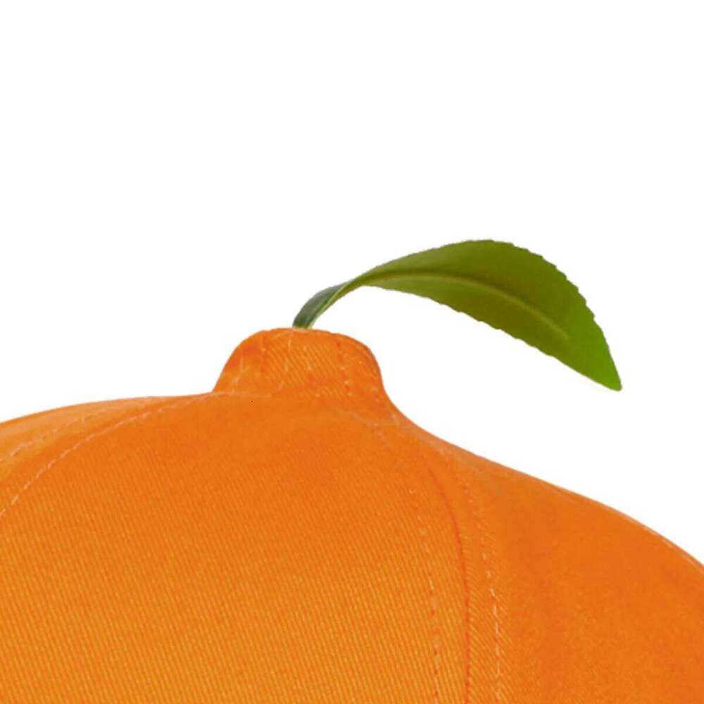 Unisex Orange Letter Embroidery Baseball Caps Spring Autumn Outdoor Adjustable Casual Hats Sunscreen Hat Sports Cap Y260304