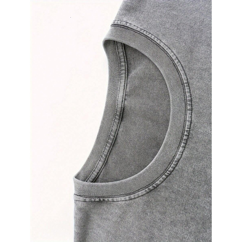 Luxury Brand Designer Clothes Pure Cotton Washed 230G T-Shirt Combining Faith And Fashion: Cheru