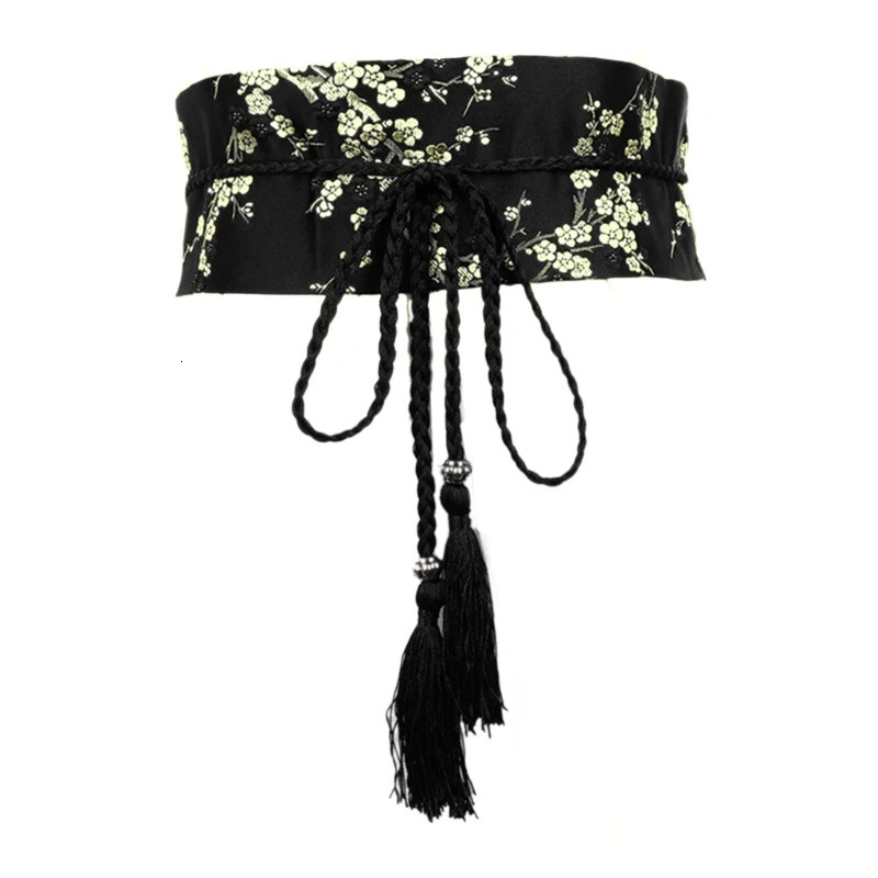 Vintage Hanfu Waistband for Women Elegant Chinese Style Belt with Tassels Accessory for Hanfu Clothing Han Dynasty 260302