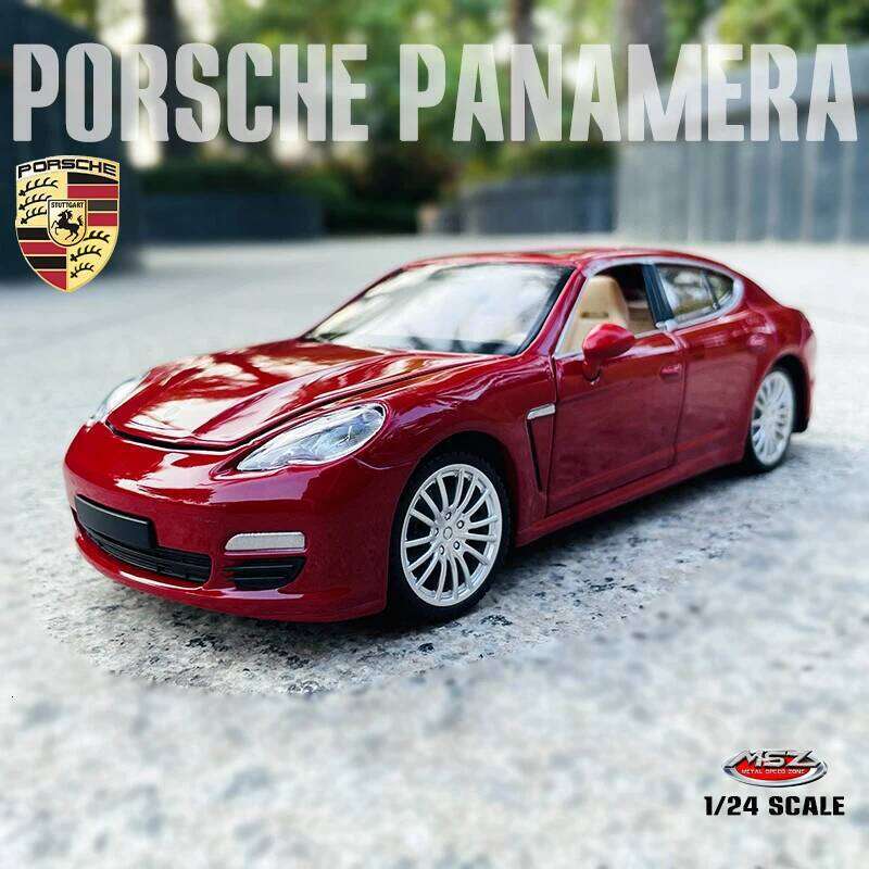 MSZ 1:24 Porsche Cayenne Panamera S Original box alloy car model handicraft decoration collection toy tool gift die-casting Z260306