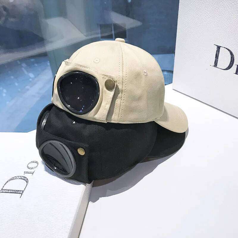 Unisex Summer Baseball Caps With Glasses Aviator Hat Female Personality Hip Hop Peaked Cap Male Outdoor Sports Sun Visor gorras Y260304