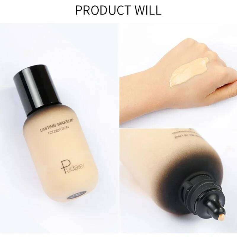 Foundation Makeup Base Cream Mineral Full Coverage Concealer Cracking No Drying Waterproof Face Corrector 26L0306