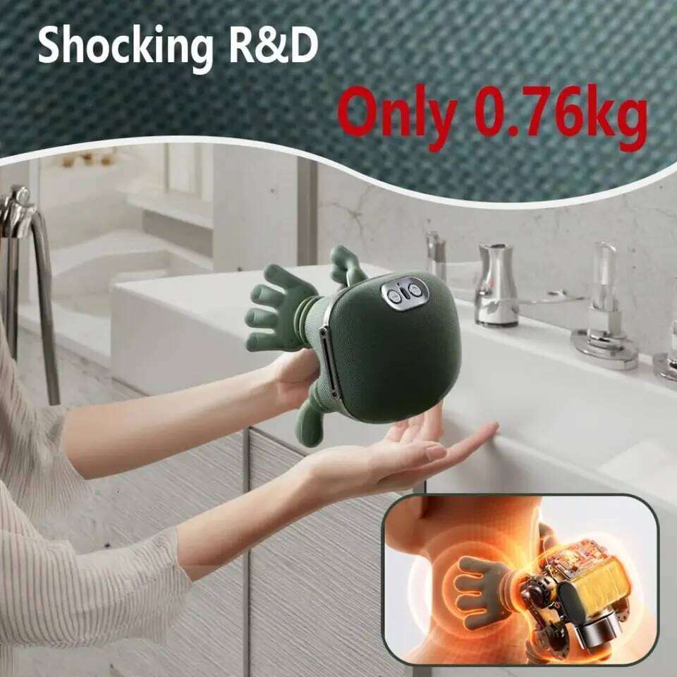 Finger Pressure Shiatsu Back and Shoulder Massager Electric Kneading Neck Deep Massage Muscle Relax 26Y0307