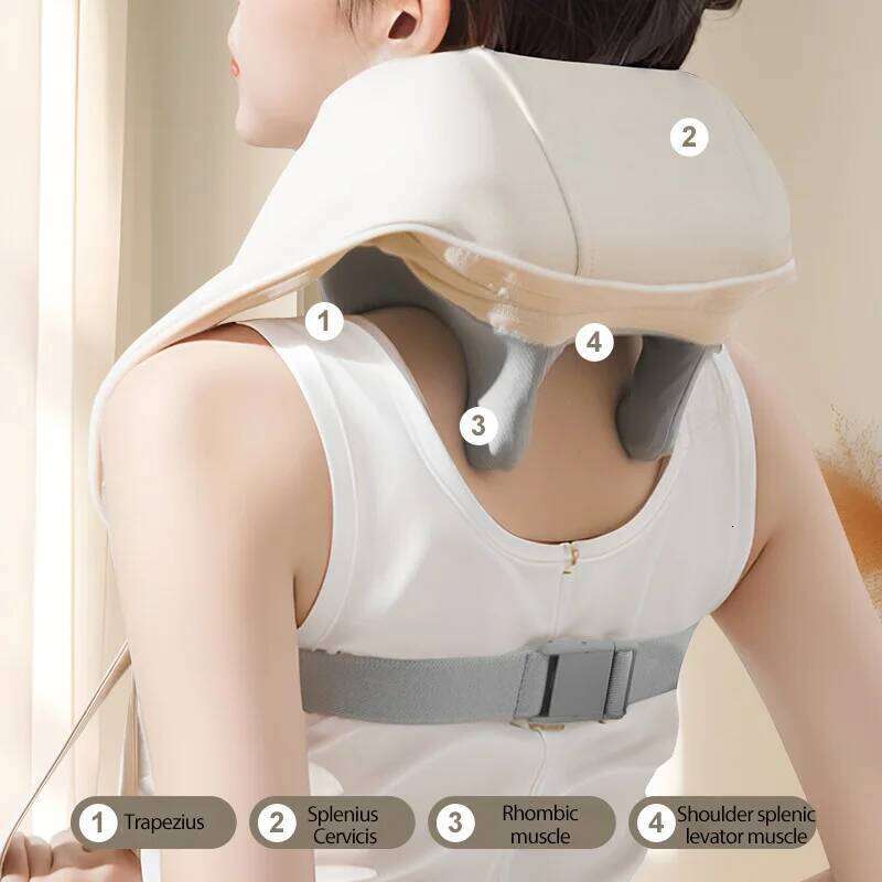 Multifunctional Cervical Shoulder Neck Hot Compress Trapezius Muscle Massager 26Y0307