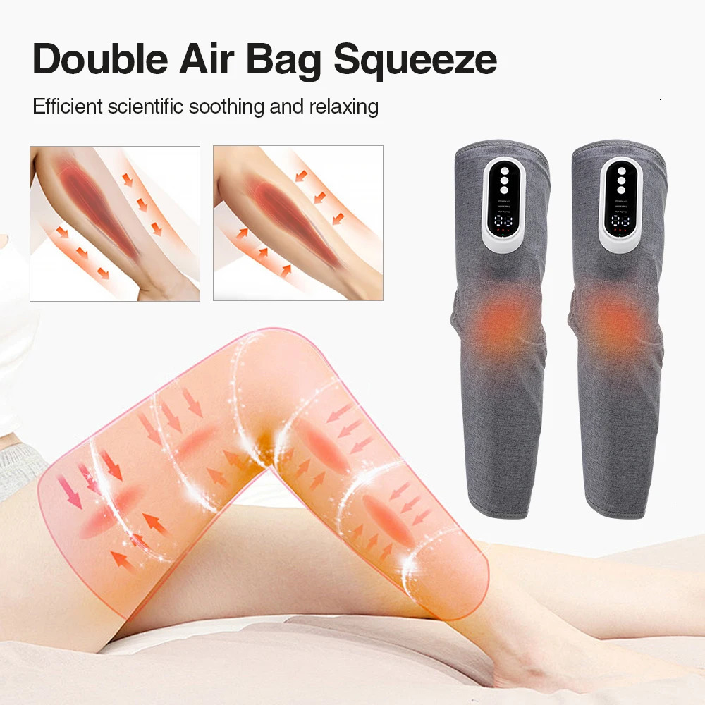 Electric Leg Massager Thigh Calf Air Compression Massager 3 Modes 360 All-Round Wrap Massage Leg Muscle Improve Calf Edema 260304