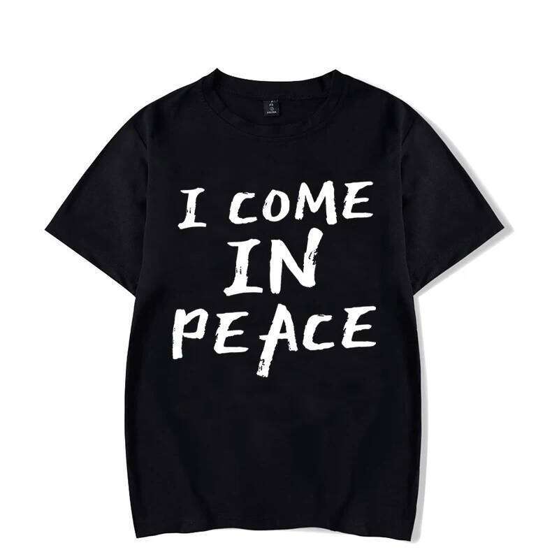 I Come in I'm Peace Vintage Funny Matching Couples T-Shirt Men Women Short Sleeve Fashion Casual Streetwear Lover Tshirt XJ260306 XJ260306