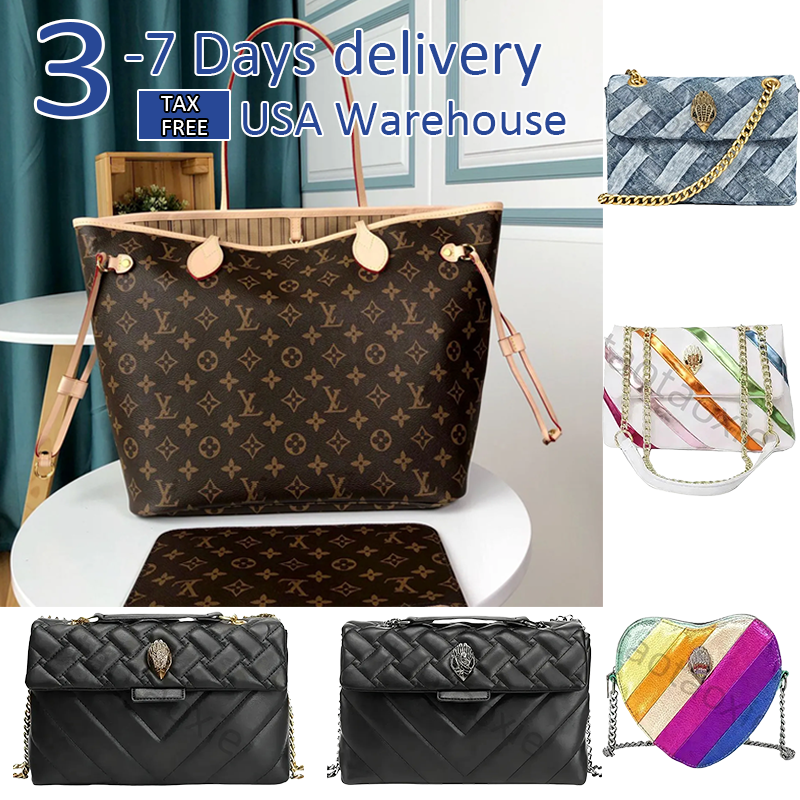 12A kurt gegier bag lvs neverfull tote bag designer bag mini kelly luxury bag shoulder bag eagle head designer women bag party cross body bag chains handbags wallet