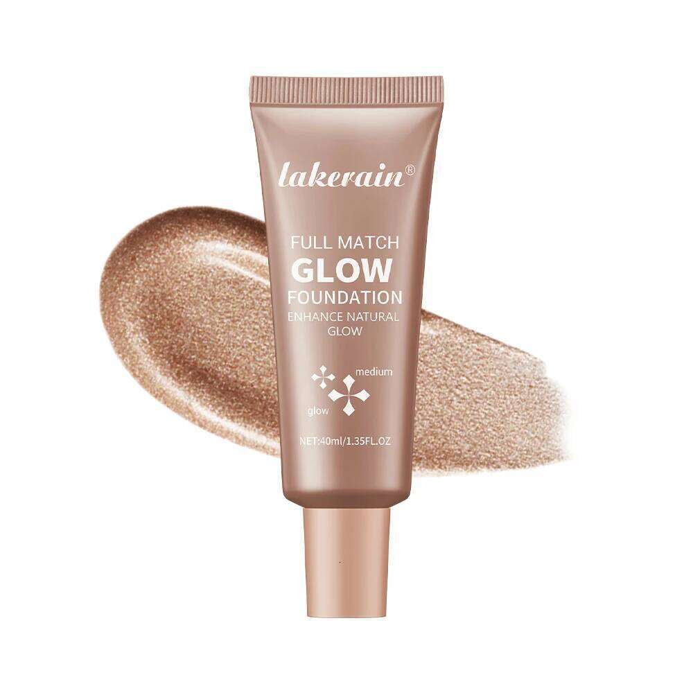 Natural Glow Enhancer Foundation Glowing Moisturizing Lightweight base Multi-purpose Face Body Glitter Cream Bronzer For Paris 26L0306