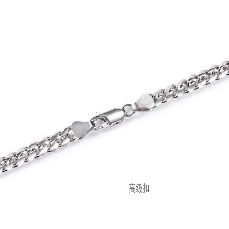 Premium Cuban Dongguan Titanium Steel Necklace for Men, Trendy Hip-Hop Versatile High-End Simple Clavicle Chain Holiday Gift