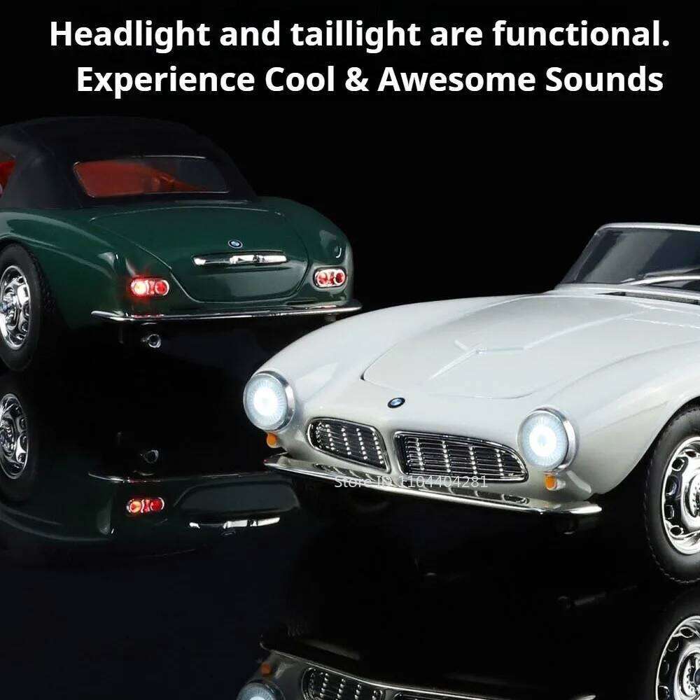 1:24 507 M3 Miniature Model Diecast Alloy Toys Sports Car Doors Opened with Sound Light Pull Back Vehice Decorative Collectibles Z260306