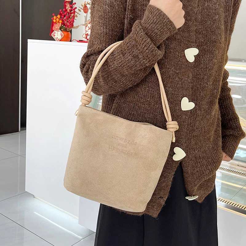 Stylish and Spacious Bucket Bag Shoulder Bags Underarm Handbag for Everyday Use Women Multicolor Crossbody Bag H260306