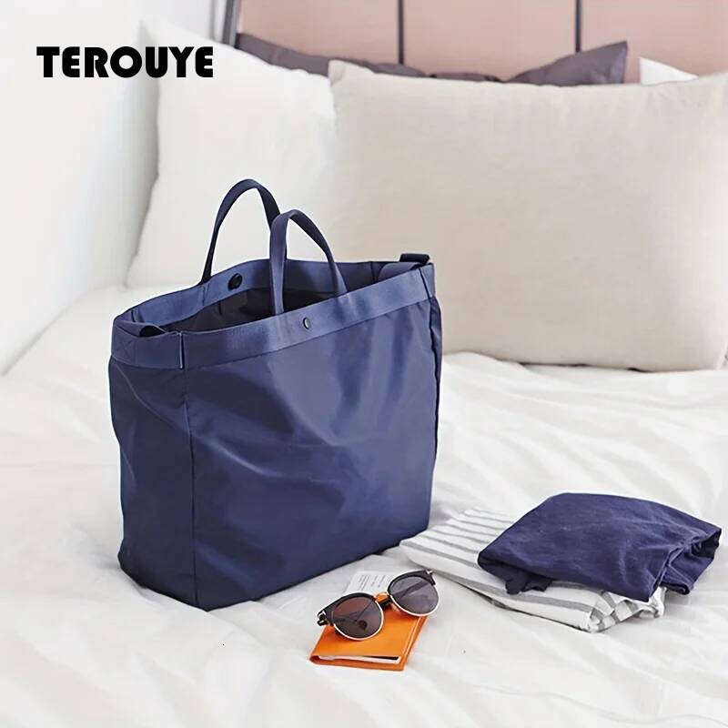 Women's Fashion Tote Bag Waterproof Nylon Versatile Chic Durable & Spacious With Double Handle TEROUYE