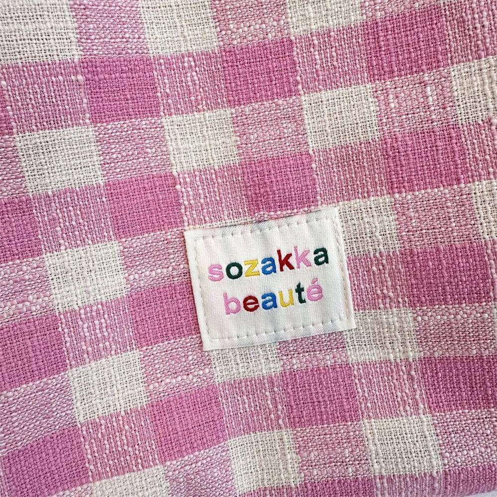 Japanese Style Women Plaid Shoulder Canvas Casual Sling Bag Bow Pattern Large Capacity Female Outdoor Handbag Backpack XJ260306