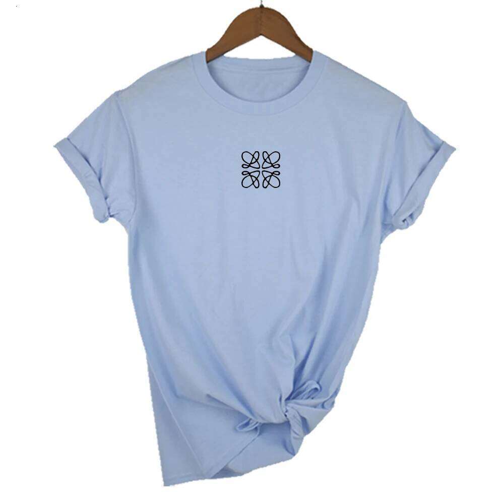 Women's Summer Cotton Alphabet Flower Shirt Fashion Printed Pattern T-Shirt Brand High Quality Short Sleeve Top XJ260306 XJ260306