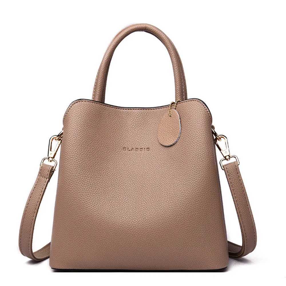 Designer Leather Women Bucket Handbag Quality Female Shoulder Crossbody Bags Large Capacity Ladies Tote Purses For Women H260306