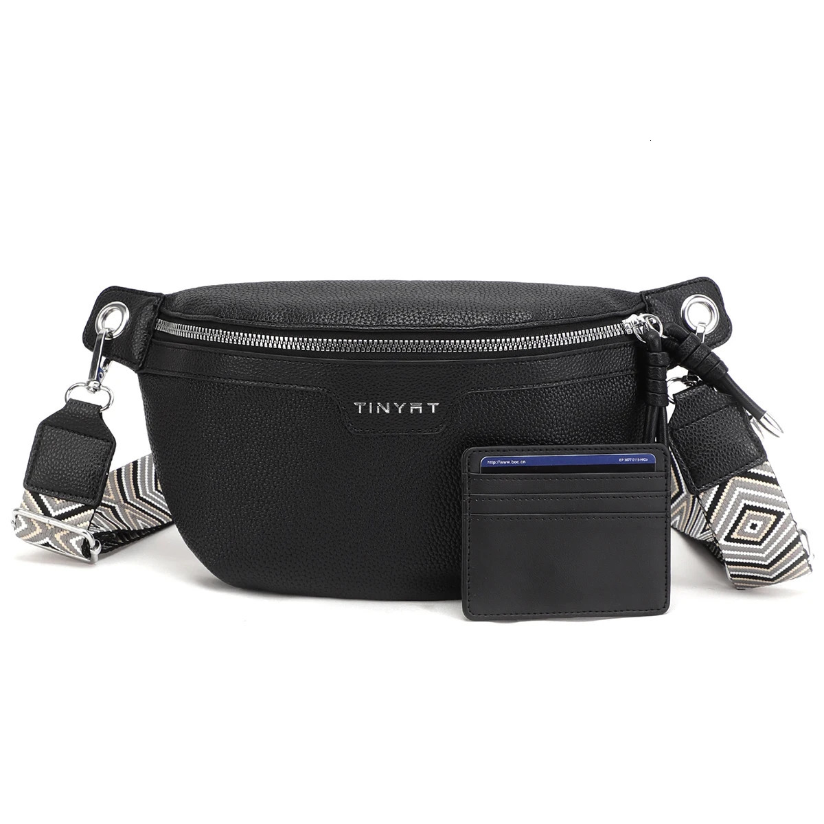 TINYAT Womens Fashion Crossbody Bags Waterproof Bohemian Style Large Capacity Chest Outdoor Party Travel Waist 260228