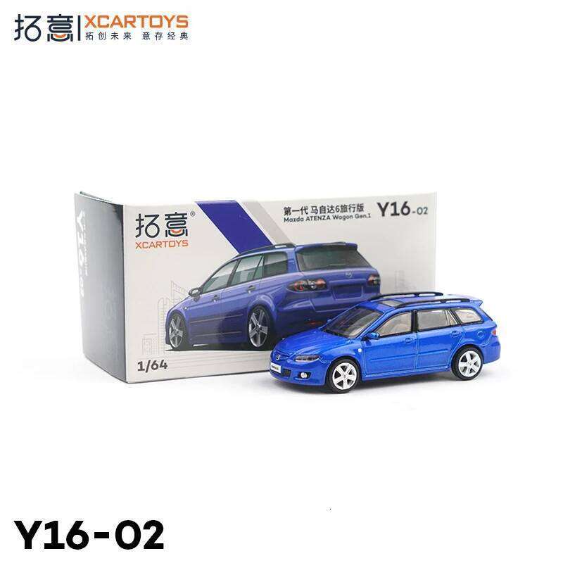 1:64 Mazda 6 ATENZA Wagon Touring-Car Diecast Alloy&Plastic Model Vehicle Z260306