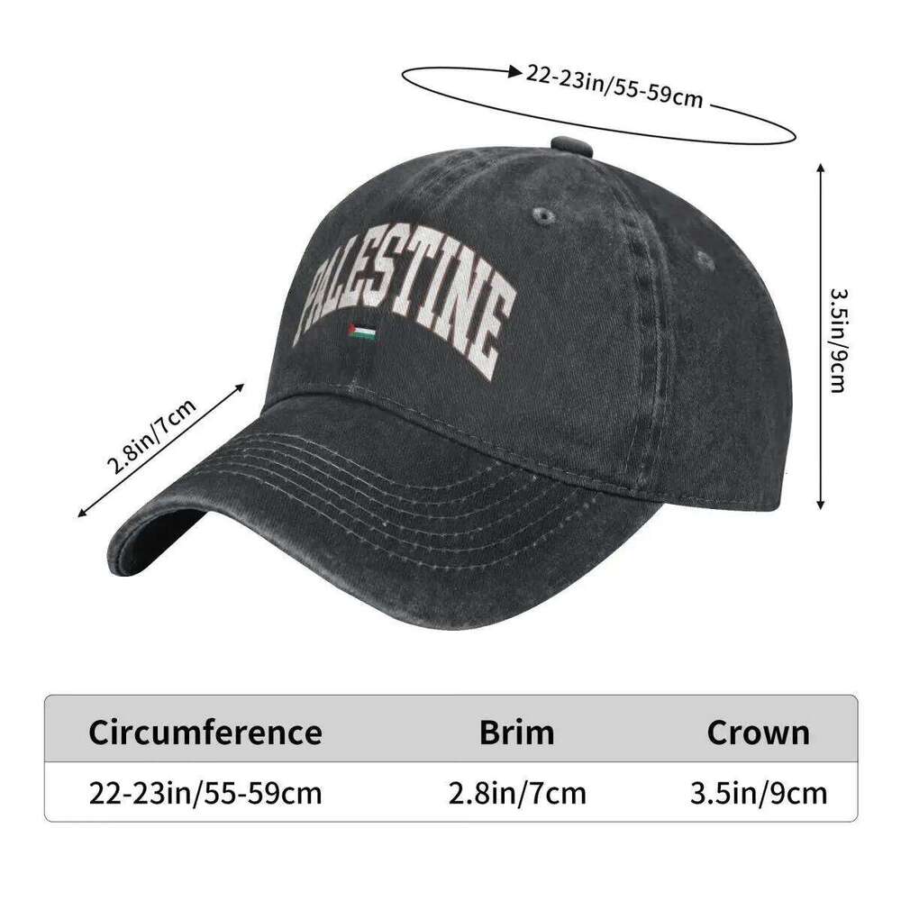 Palestine Flag Men Women Baseball Distressed Washed Caps Hat Vintage Outdoor Workouts Headwear Y260304