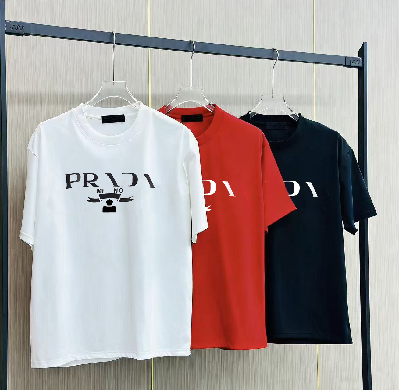 Fashionable Men's T-Shirt - Short Sleeve Top - Casual Men's Design - Letter Print T-Shirt - Luxurious Street Short Sleeve Short-Sleeved Women's Top - T-Shirt