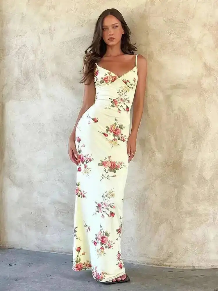 Townlike Elegant Long Maxi Dress Women Spaghetti Strap Summer Slim Bodycon Backless Nightclub Sexy Party Dresses 260306