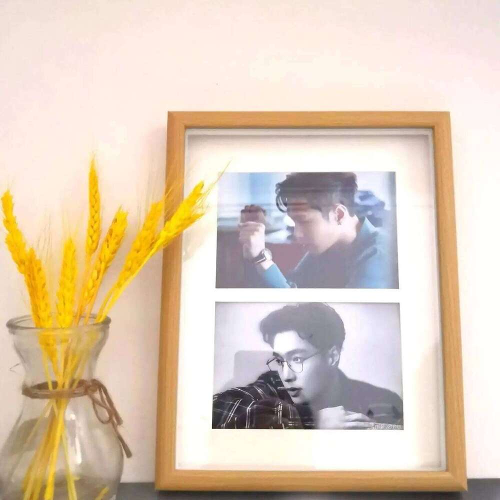 Creative Mul-Size Nordic Art Picture Frame Retro American Style Wall Hanging Narrow Border Resin Tabletop Decor Photo FrameZC813 H260306