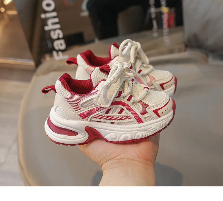 Free shipping Children's breathable shoes, children's walking shoes, girls' and boys' soft-soled sports shoes for leisure, low-top