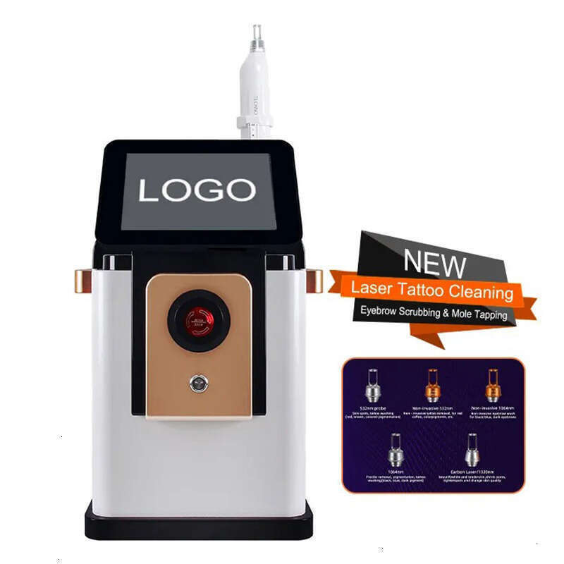 Newly Design Nd Yag 1064Nm 532Nm 1320Nm Pico Laser Tattoo Removal Equipment Carbon Laser Skin Whitening Pigment Removal Acne Treatment Machine