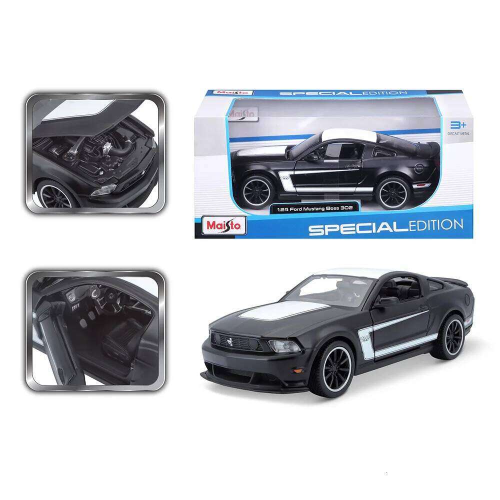 Maisto 1:24 Ford Mustang Boss 302 Series simulation alloy car model crafts decoration collection toy gift Z260306