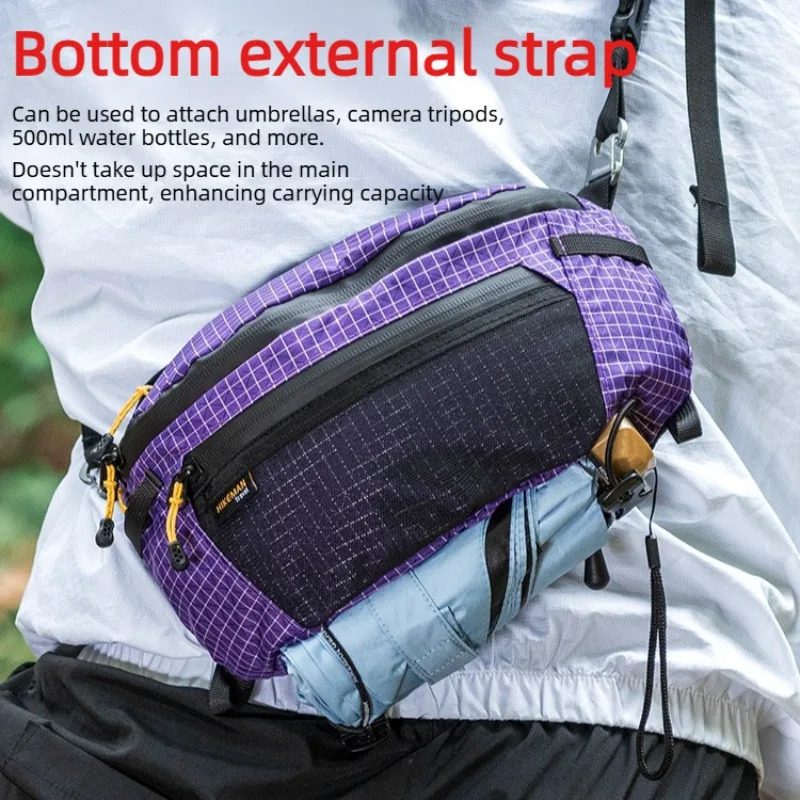 Dyneema Waist Bag 20L Waterproof UrltraLight Multi Pocket for Cycling Running Hiking Camping Outdoor Sports Accessories 260228