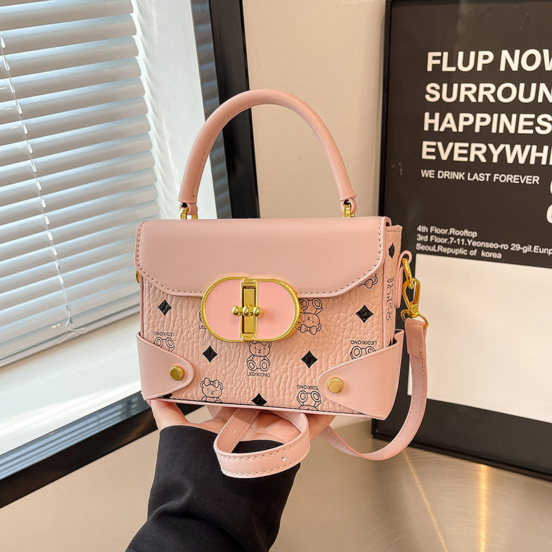 Cross-border popular handbag for women 2025 new designer bag model, high-end shoulder bag with Luxury bag vintage texture, versatile crossbody small s